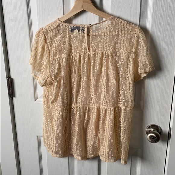 Blue Rain Linen Blouse - Picture 2 of 3